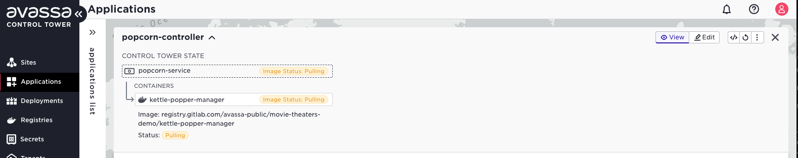 Application state
